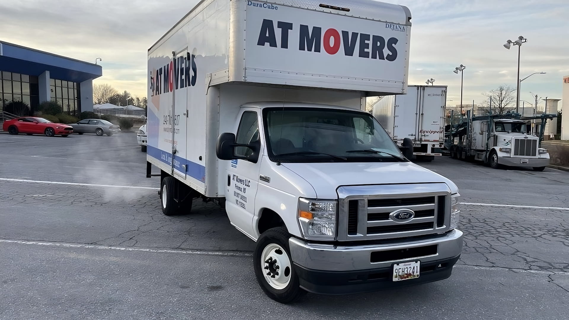 AT Movers Truck in Motion