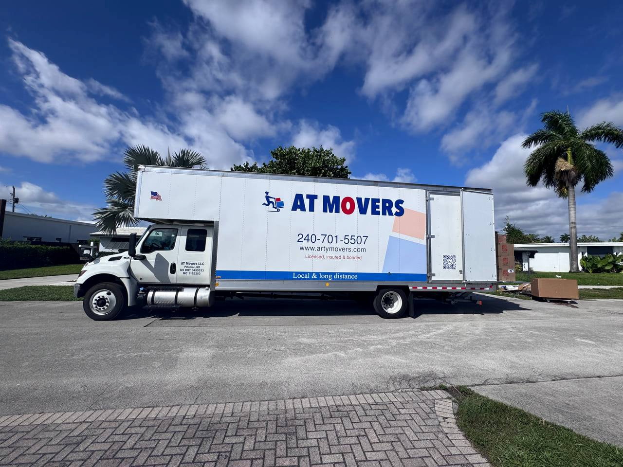 AT Movers team loading furniture safely