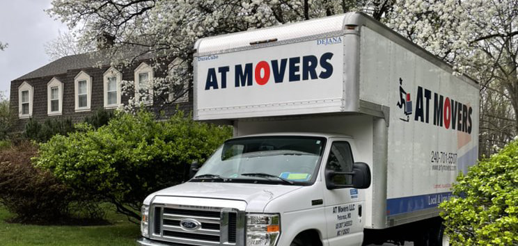 AT Movers truck near home