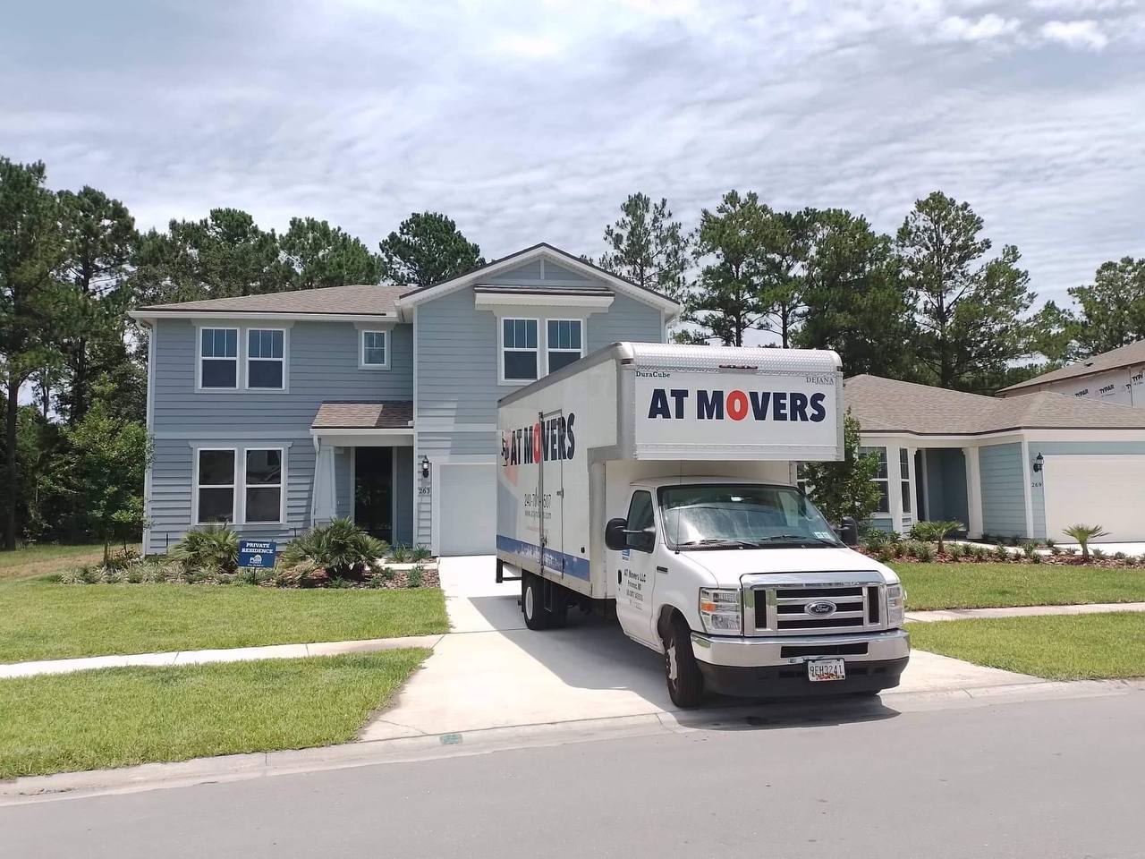AT Movers Truck in Motion